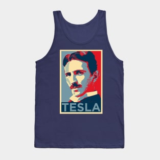 Nikola Tesla A Nerd Hero Tank Top